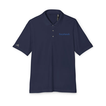 Facebook Logo Adidas Performance Polo