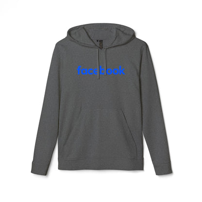 Facebook Logo Adidas Adult Hoodie