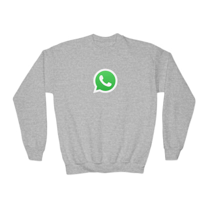 WhatsApp Logo Youth Sweatshirt