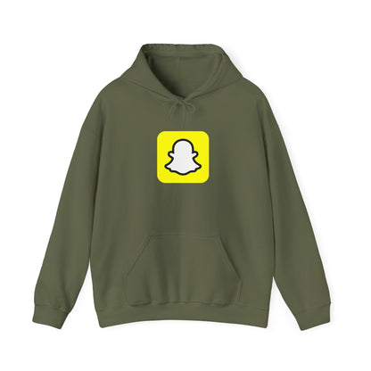 Snapchat Logo Adult Hoodie