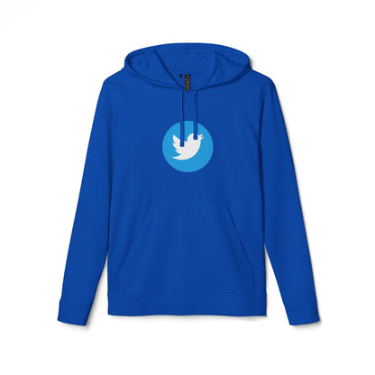 Twitter Logo Adidas Adult Hoodie