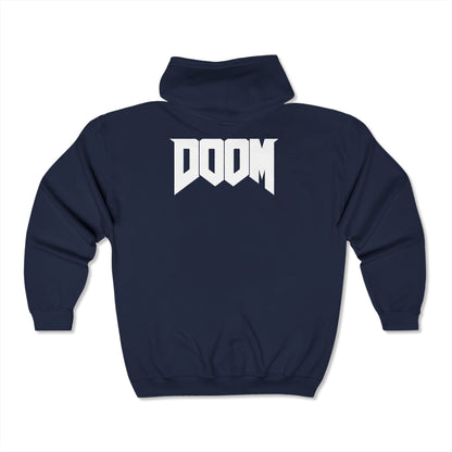 DOOM Adult Zip-Up Hoodie