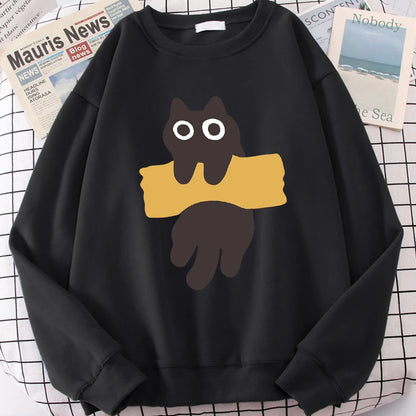Taped Cat Sweatshirt