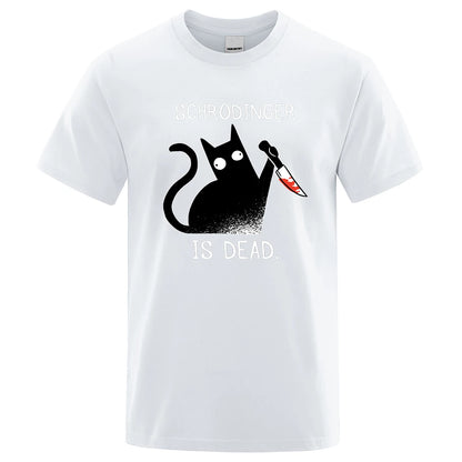 Black Cat Murder Schrödinger T-Shirt