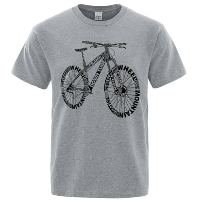 Alphabetic Mountain Bike T-Shirt
