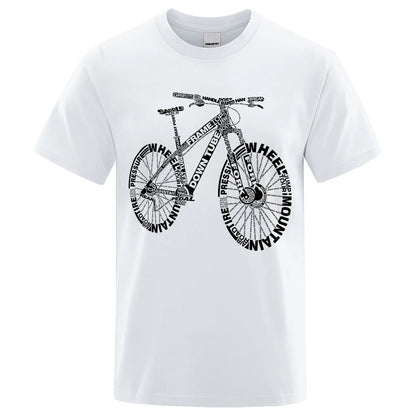 Alphabetic Mountain Bike T-Shirt