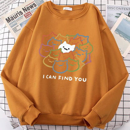 Hiding Cat Sweatshirt