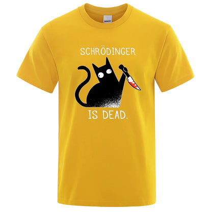 Black Cat Murder Schrödinger T-Shirt