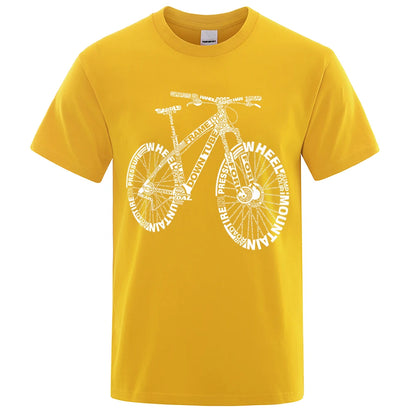 Alphabetic Mountain Bike T-Shirt