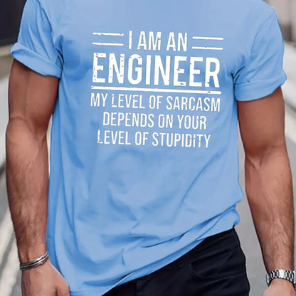 I Am An Engineer Slogan T-Shirt