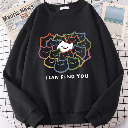 Hiding Cat Sweatshirt